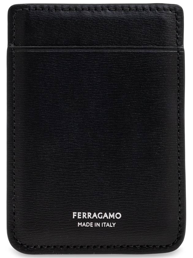 FERRAGAMO Case With MagSafe, Men's, Black - SALVATORE FERRAGAMO - BALAAN 1