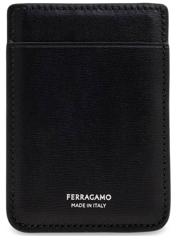 FERRAGAMO Case With MagSafe, Men's, Black - SALVATORE FERRAGAMO - BALAAN 1