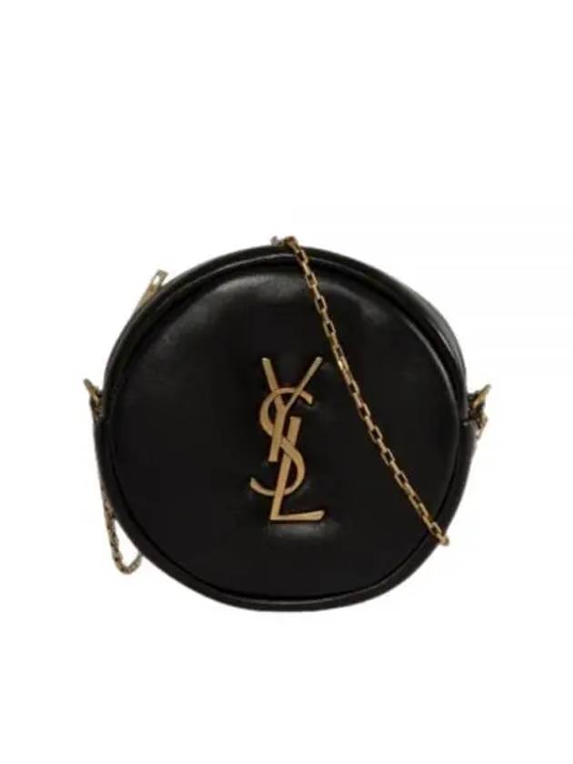 Round Pillow Cross Bag Black - SAINT LAURENT - BALAAN 2