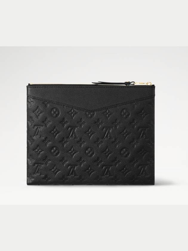 Monogram Daily Empreinte Pouch Bag Black - LOUIS VUITTON - BALAAN 6