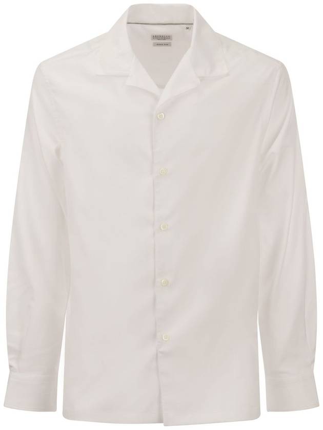 Long Sleeve Shirt MW6040667 C001 WHITE - BRUNELLO CUCINELLI - BALAAN 2