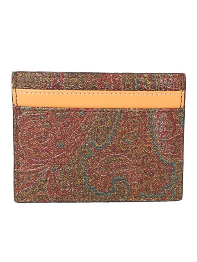 Paisley Card Wallet Brown - ETRO - BALAAN 3