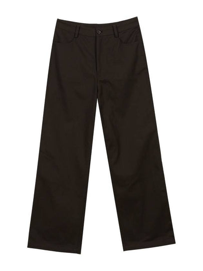 Lettering Chino Pants Black - ITZAVIBE - BALAAN 2