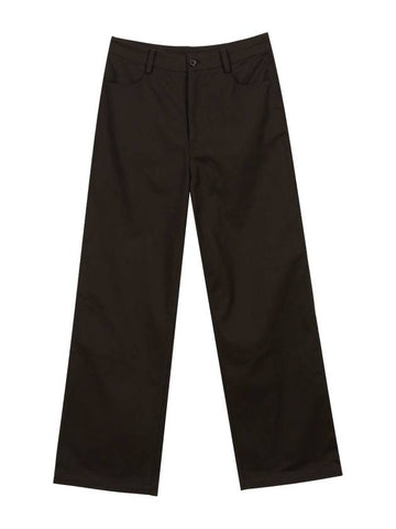 Lettering Chino Pants Black - ITZAVIBE - BALAAN 1