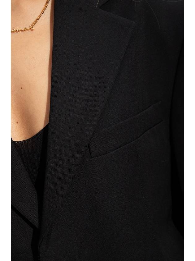 Women's The Men's Square Wool Blazer Jacket Black - JACQUEMUS - BALAAN 6