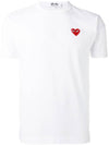 Play Red Heart Waffen Short Sleeve T-Shirt White P1 T108 2 - COMME DES GARCONS - BALAAN 2