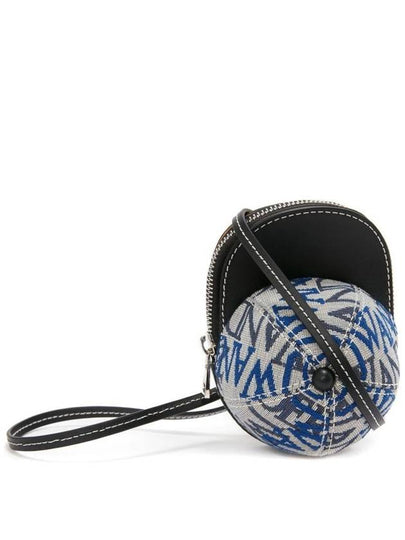 Nano Mini Cap Zipper Calf Leather Cross Bag Black Blue - JW ANDERSON - BALAAN 2