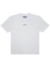 Le Gros Grain Short Sleeve T-Shirt White - JACQUEMUS - BALAAN 2