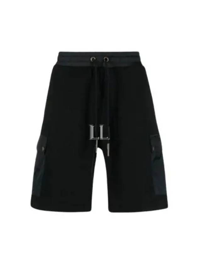 Drawstring Cargo Shorts Black - MONCLER - BALAAN 2