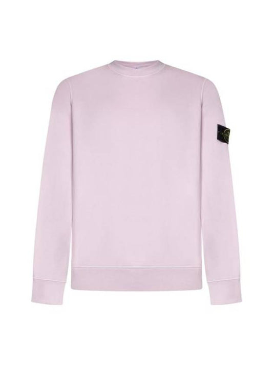 Wappen Patch Garment Dyed Sweatshirt Pink - STONE ISLAND - BALAAN 1