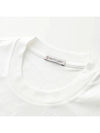 Crystal Logo Short Sleeve T Shirt Off White - MONCLER - BALAAN 5