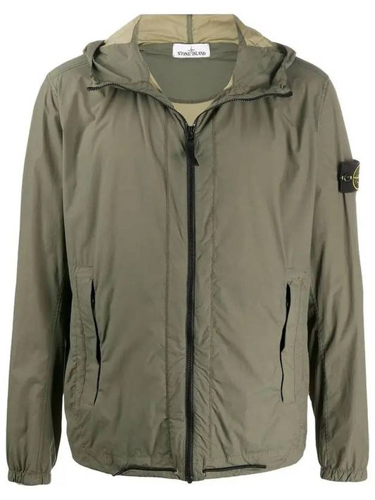 Skin Touch Hooded Jacket Olive - STONE ISLAND - BALAAN 2