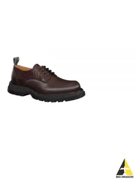 Buffalo Bossed Oblique Motif Derby Brown - DIOR - BALAAN 2