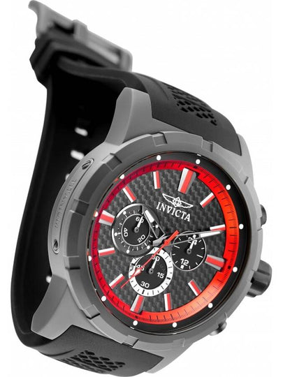 Open Box - Invicta TI-22 Chronograph Black Dial Black Silicone Men's Watch 20452 - INVICTA - BALAAN 2