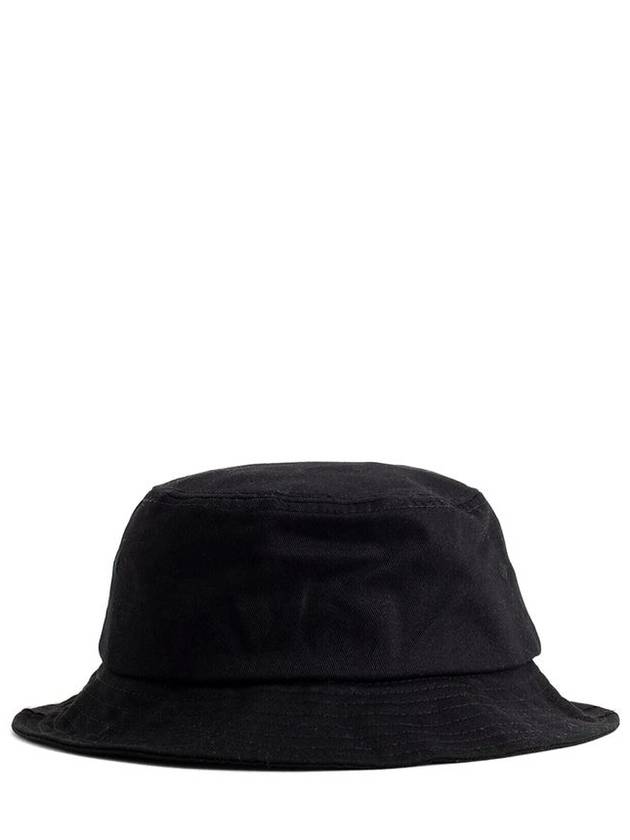 Logo Paris Sun Patch Cotton Bucket Hat Black - KENZO - BALAAN 3