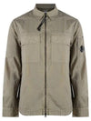 Taylon L Lens Shirt Zip Up Jacket Beige - CP COMPANY - BALAAN 2