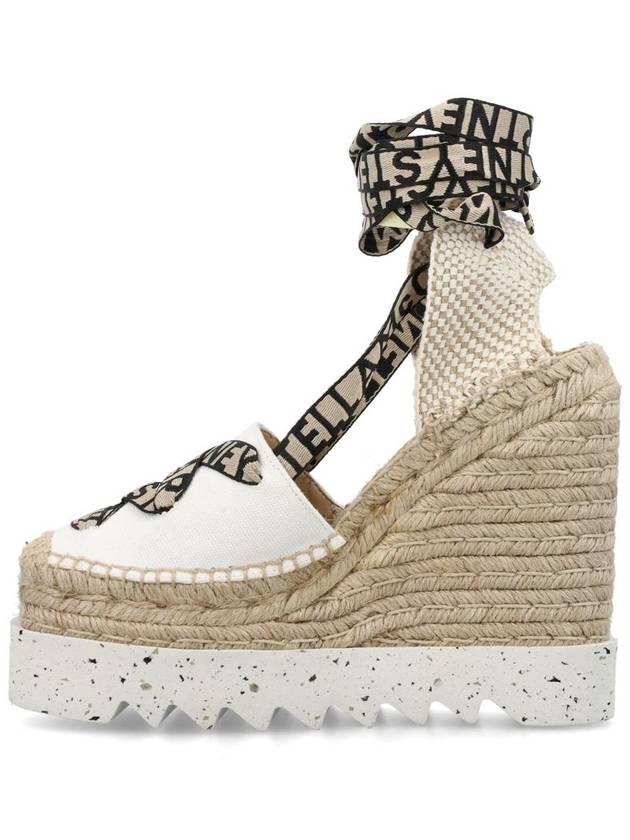 Stella McCartney Gaia Platform Espadrille Wedges - STELLA MCCARTNEY - BALAAN 3