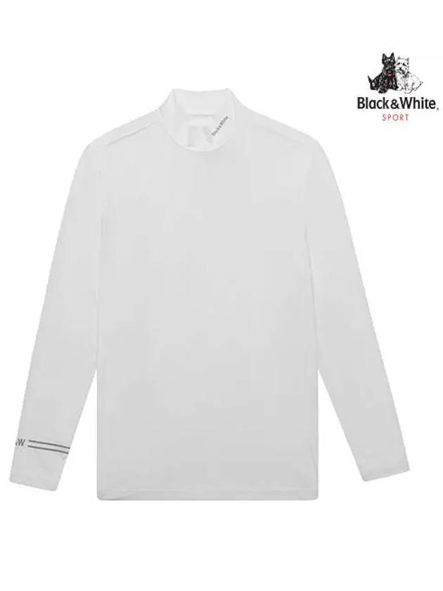 Base Layer 20D Long Sleeve T-Shirt 6913GZINWHITE - BLACK&WHITE - BALAAN 1