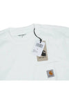 Pocket Short Sleeve T-Shirt White - CARHARTT WIP - BALAAN 6