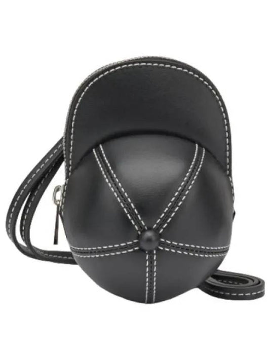 Nano Smooth Leather Cap Cross Bag Black - JW ANDERSON - BALAAN 1