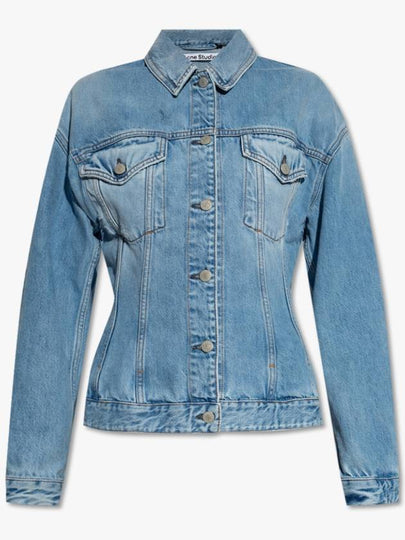 Regular Fit Denim Jacket Light Blue - ACNE STUDIOS - BALAAN 2