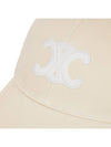 Triomphe Cotton Ball Cap Vanilla - CELINE - BALAAN 6