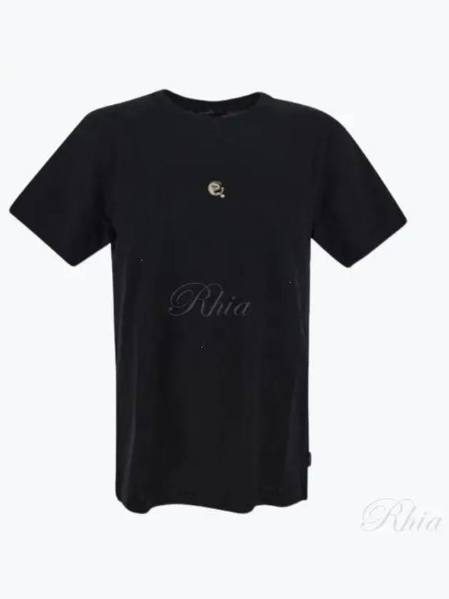 Shadow Project Logo Short Sleeve T-Shirt Black - STONE ISLAND - BALAAN 2