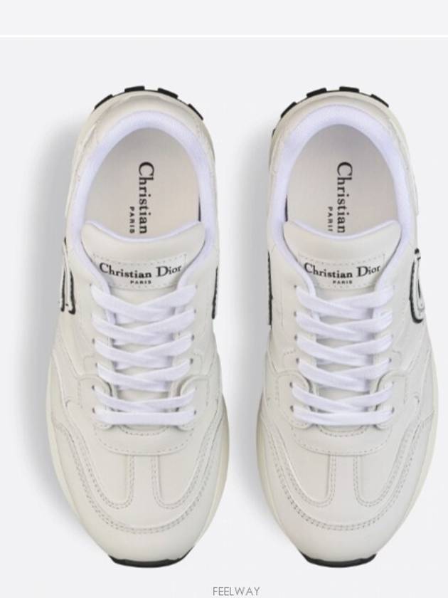 C'est Calfskin  Low Top Sneakers White - DIOR - BALAAN 4