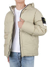 Split Hood Padding Beige - STONE ISLAND - 4