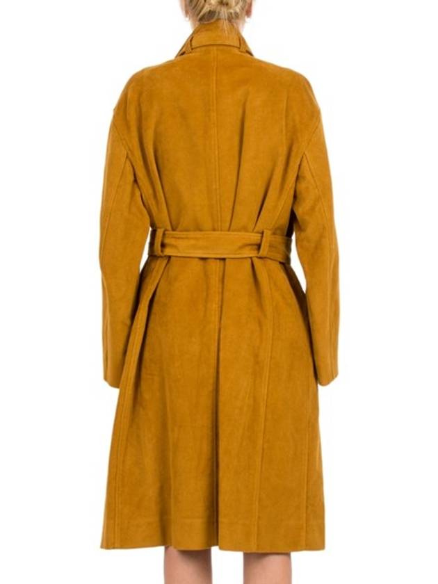 Women's Belt Detail Trench Coat Brown MA0306 - ISABEL MARANT - BALAAN 7