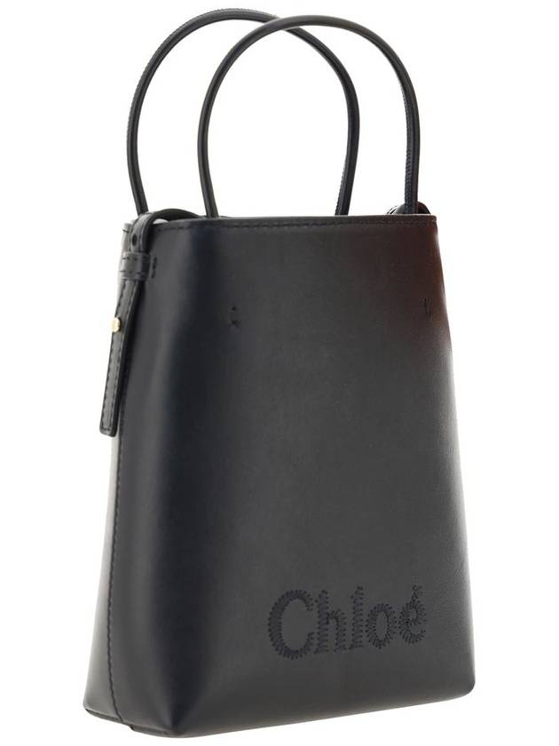 Sense Micro Calfskin Tote Bag Black - CHLOE - BALAAN 3