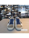 Gold Heel Tab Navy Superstar Classic Leather Low Top Sneakers White - GOLDEN GOOSE - BALAAN 3