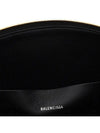 Logo Strap Cash Large Clutch Bag Black - BALENCIAGA - BALAAN.