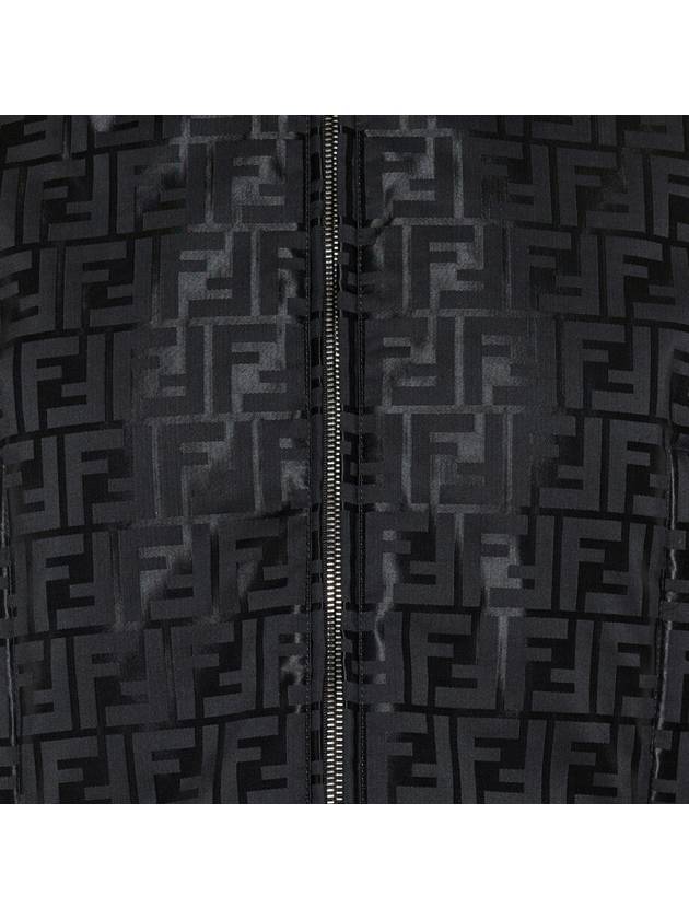 Ski FF Nylon Jacket Black - FENDI - BALAAN 4