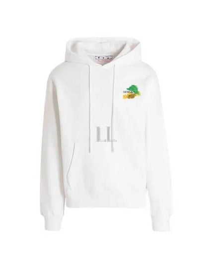 Men's Brush Arrow Hoodie White - OFF WHITE - BALAAN 2