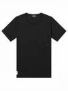 Shadow Project Back Printing Pocket Short Sleeve T-Shirt Black - STONE ISLAND - BALAAN 2