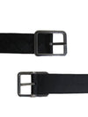 Men's Intrecciato Leather Belt Black - BOTTEGA VENETA - BALAAN 5