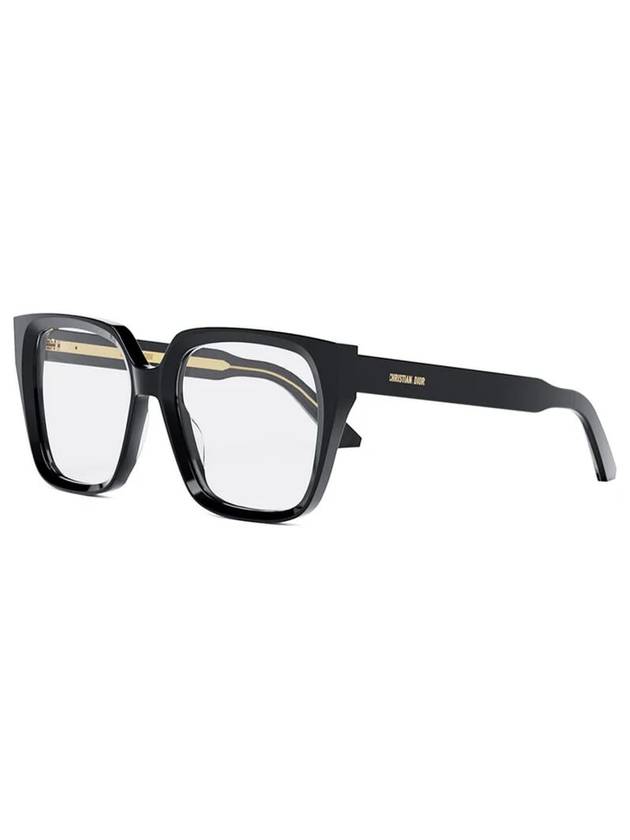 Eyewear Square Acetate Glasses Black - DIOR - BALAAN 1