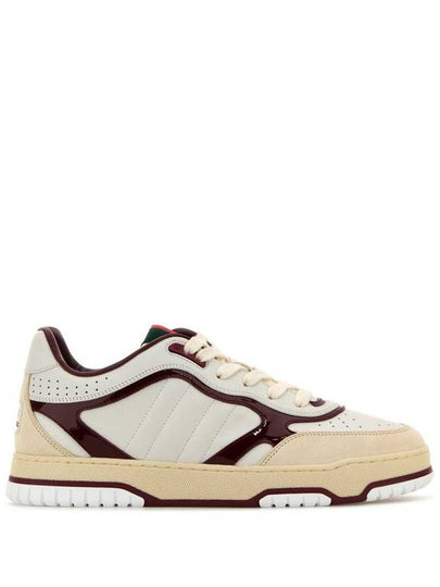 Men's Reweb Low Top Sneakers White - GUCCI - BALAAN 2