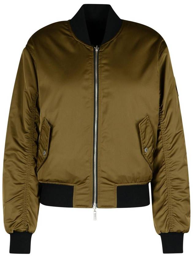 Moose Knuckles 'Jet' Green Polyester Bomber Jacket - MOOSE KNUCKLES - BALAAN 1