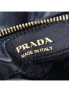 Nappa Leather Mini Bag with Topstitching Black - PRADA - BALAAN 7