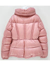 Women s Logo Patch DOURO Down Padded Short Jacket Pink 1A00069 595ZZ 500 - MONCLER - BALAAN 2