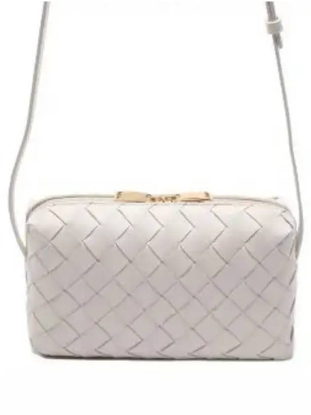 Intrecciato Mini Cross Bag White - BOTTEGA VENETA - BALAAN 2