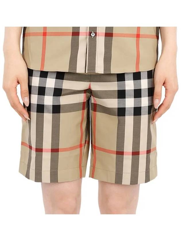 Kids Vintage Check Shorts Beige - BURBERRY - BALAAN 3