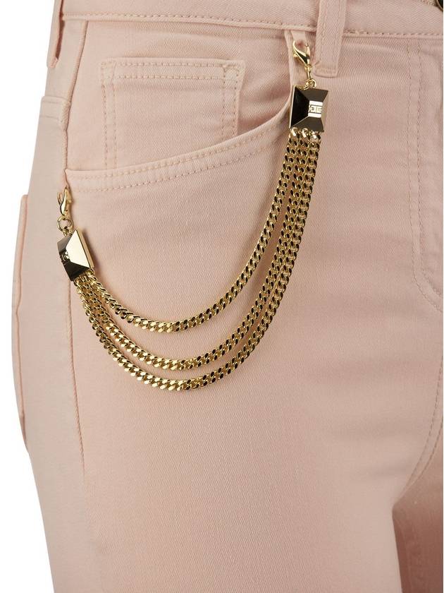 Skinny jeans with chain and stud charm - ELISABETTA FRANCHI - BALAAN 4