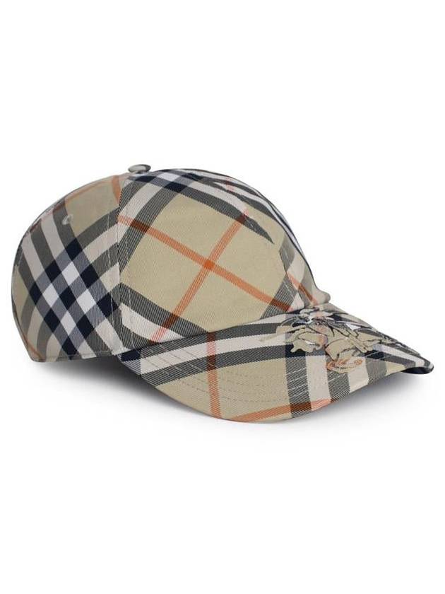 Check Ball Cap Green - BURBERRY - BALAAN 3