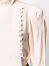 Button back hush bow blouse BW60NF12EH - GIVENCHY - BALAAN 5