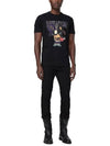 Cotton Back Logo Patch Jeans Black - DSQUARED2 - BALAAN 3