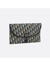 Bobby Oblique Jacquard Pouch Bag Blue - DIOR - BALAAN 3