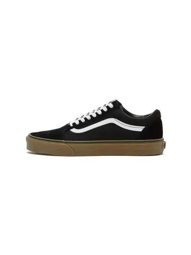 Old Skool Fabric Low Top Sneakers Black - VANS - BALAAN 1